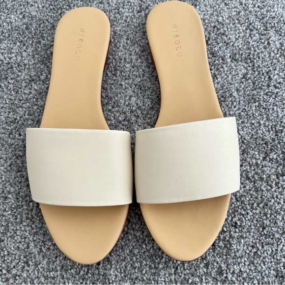 Nisolo Isla Slide Sandal Bone. NWT - Picture 9 of 11